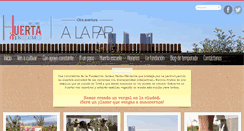 Desktop Screenshot of lahuertademontecarmelo.com
